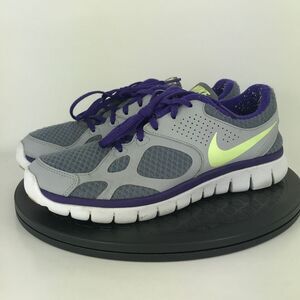 Nike Flex Gray/Purple Athletic Running Shoes 512108-014 Women's Size 8.5